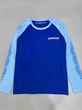 Classic Chrome Hearts Casual Long-Sleeve Blue